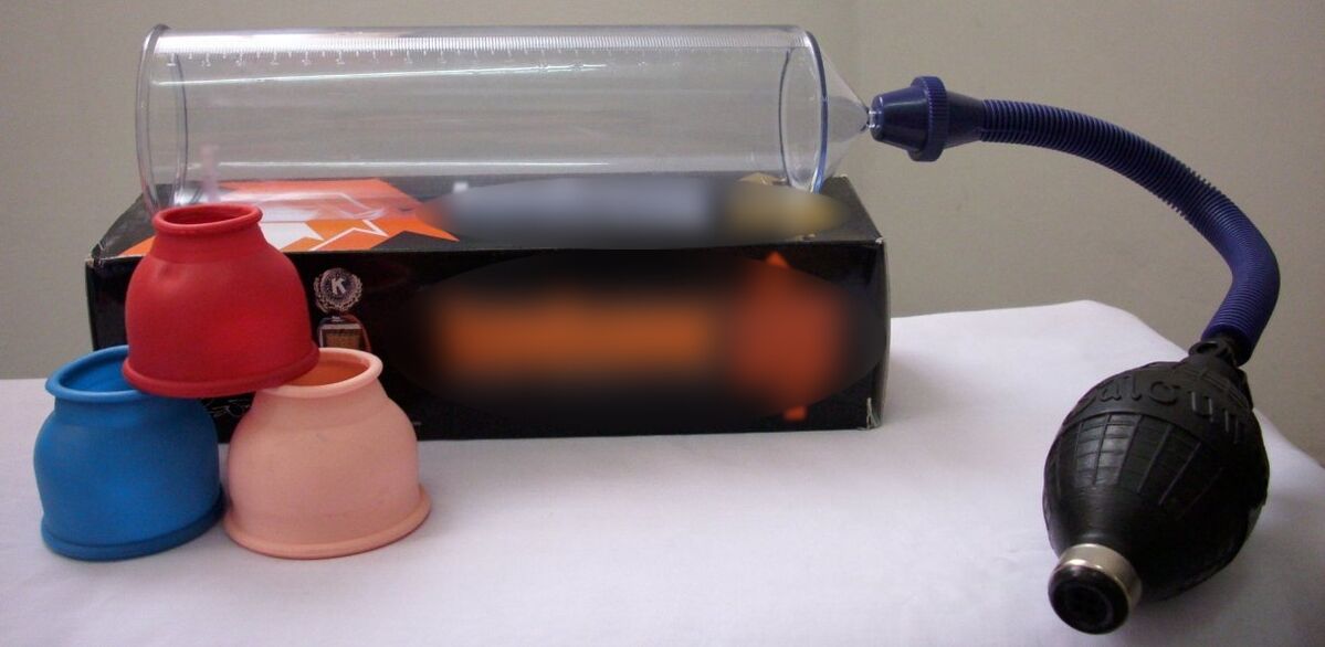 Vakuová pumpa - zařízení pro zvětšení penisu